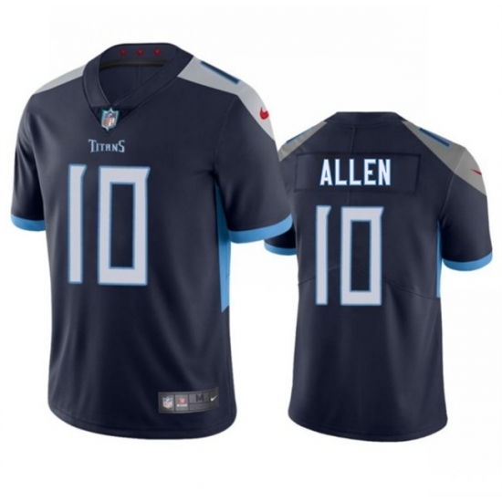 Men's Tennessee Titans 10 Brandon Allen Navy 2025 Vapor Untouchable Football Stitched Jersey