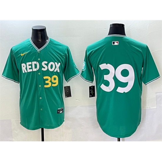 Men's Boston Red Sox 39 Marcelo Mayer Green 2025 City Connect Limited Stitched Baseball Jersey