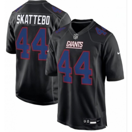 Men's New York Giants 44 Cam Skattebo Black Vapor Limited Stitched NFL Jersey