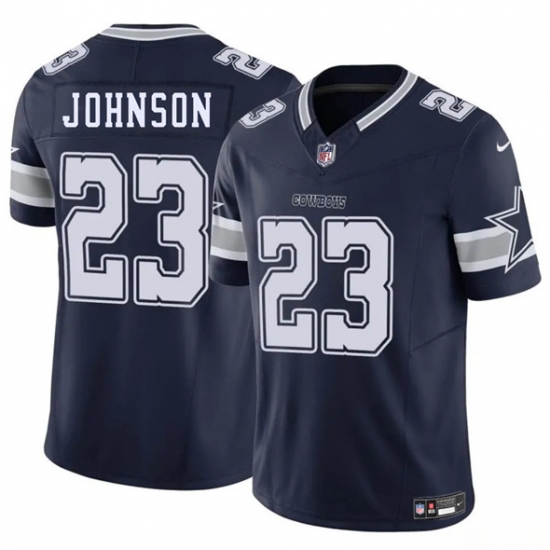 Men's Dallas Cowboys 23 Buddy Johnson Navy 2025 F.U.S.E. Vapor Untouchable Limited Football Stitched Jersey