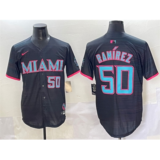 Men's Miami Marlins 50 Agust
