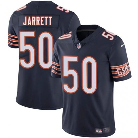 Men's Chicago Bears 50 Grady Jarrett Navy 2025 Vapor Football Stitched Jersey