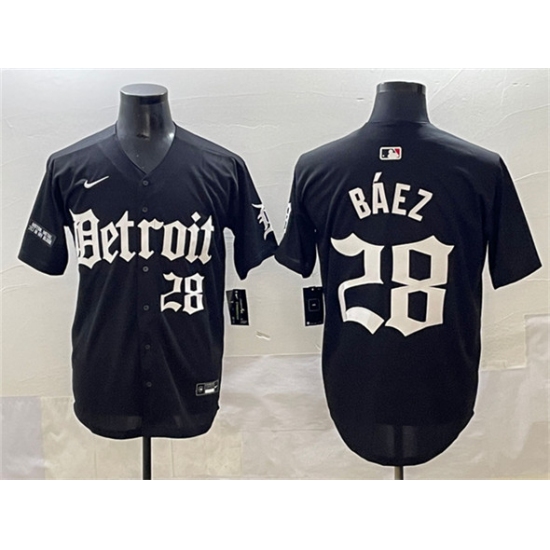 Men's Detroit Tigers 28 Javier B