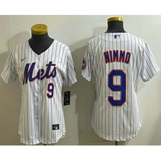 Women's Chicago Cubs 9 Miguel Amaya Number White Limited Jersey