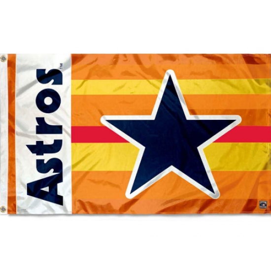 2Pcs WinCraft Houston Astros Retro Vintage Grommet Flag